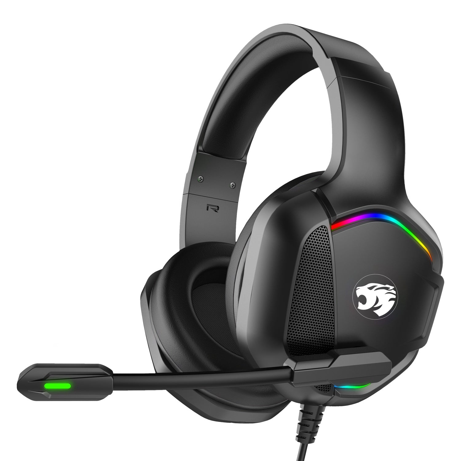 IMYB A36 Wired Headset Deep Bass Sound RGB Light Bluetooth Comfortable Earmuffs Music Gaming Headphone IMYB A36 Wired Headset Deep Bass Sound RGB Light Bluetooth Comfortable Earmuffs Music Gaming Headphone